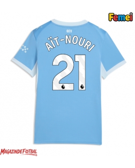 Manchester City Rayan Ait-Nouri #21 Tricou Fotbal Replică 2026-27 Femei Acasa Manchester City Rayan Ait-Nouri #21 Tricou Fotbal Replică 2026-27 Femei Acasa